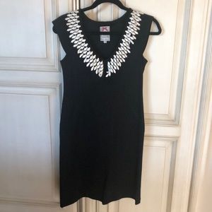 Beautiful sleeveless black dress size XS